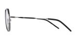 GAFAS GRADUADAS mujer MAGIC218 negro/plateado - vista de frente