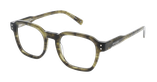 GAFAS GRADUADAS hombre CARACTÈRES VOLONTAIRE verde - vista de frente