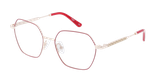 GAFAS GRADUADAS mujer MAGIC317 rojo/dorado - vista de frente