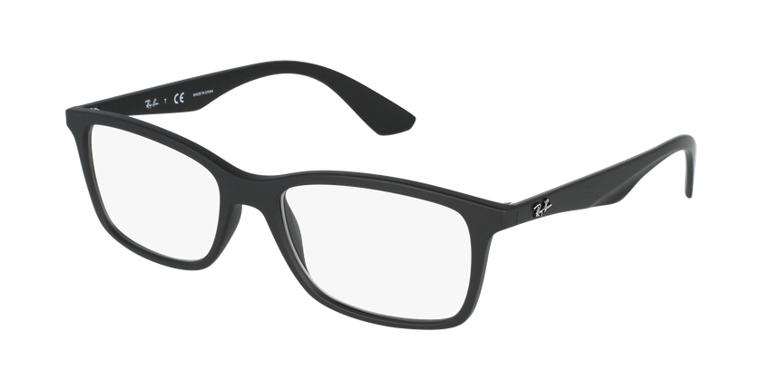 GAFAS GRADUADAS hombre RX7047 negro - vue de 3/4