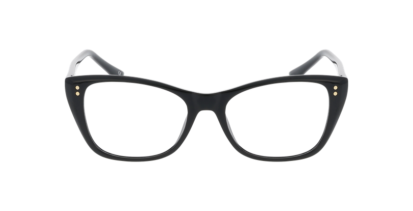 GAFAS GRADUADAS mujer DEVA negro - vista de frente