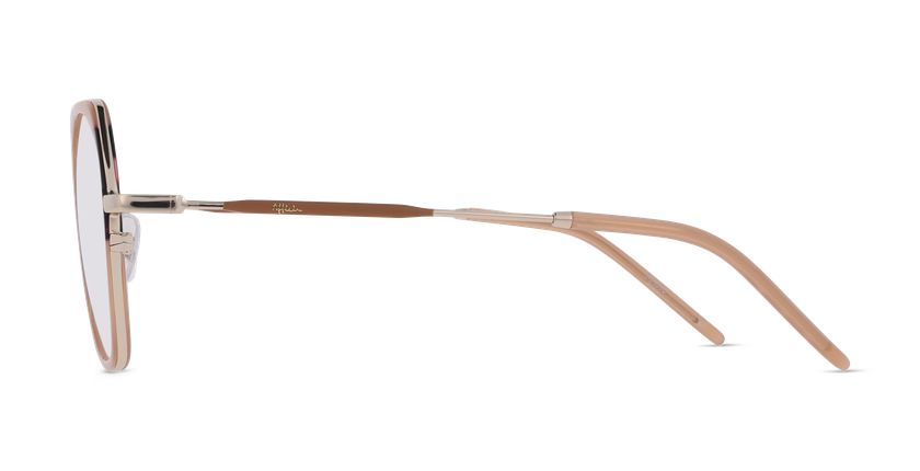GAFAS GRADUADAS mujer MAGIC220 rosa/dorado - vista de frente