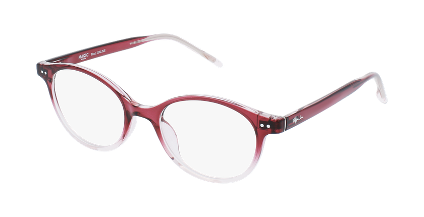 GAFAS GRADUADAS niños MAGIC ISALINE morado - vista de frente
