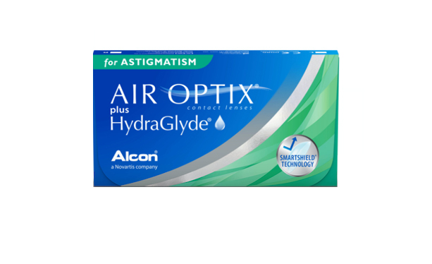 Lentillas AIR OPTIX HYDRAGLYDE FOR ASTIGMATISM - 3L - vista de frente