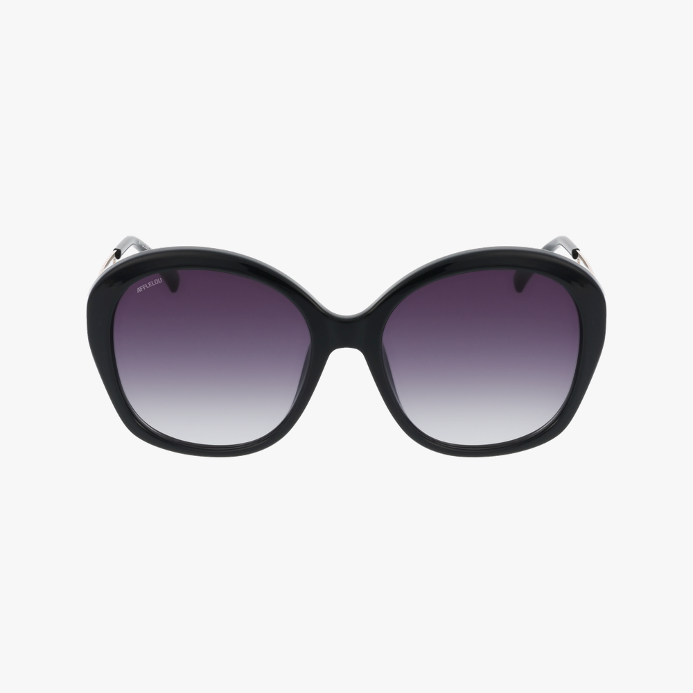 GAFAS DE SOL mujer NEIVA negro/dorado - vista de frente