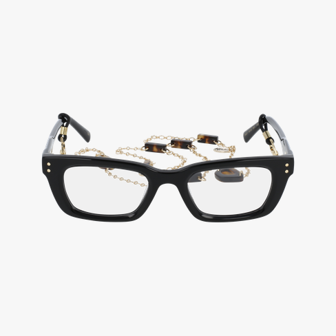 GAFAS GRADUADAS mujer CARACTÈRES CRÉATIVE negro vista de frente