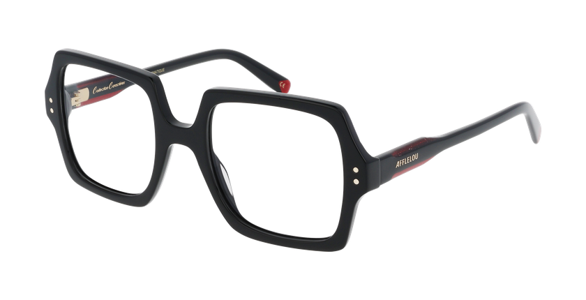 GAFAS GRADUADAS mujer CHARISMATIQUE negro/rojo - vista de frente