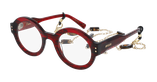 GAFAS GRADUADAS mujer CARACTÈRES PERSPICACE rojo marmoleado - vista de frente