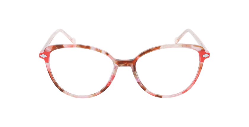 GAFAS GRADUADAS mujer MAGIC280 carey/rojo - vista de frente