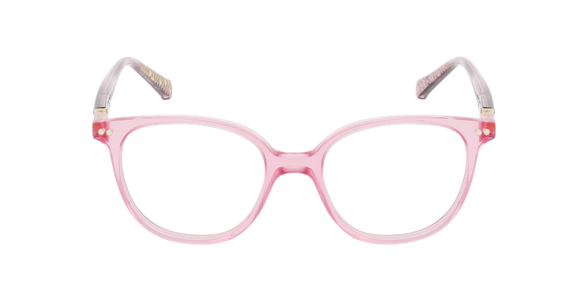 GAFAS GRADUADAS niños PRINCESS 14 rosa - vista de frente