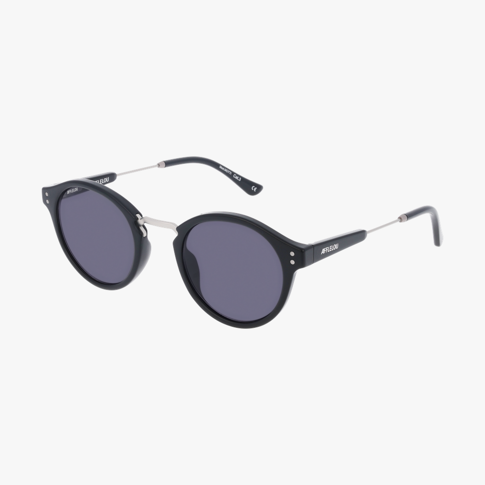 GAFAS DE SOL MOTTI negro/plateado - vista de frente