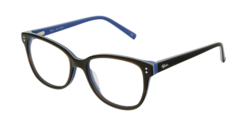 GAFAS GRADUADAS niños CARLA marrón/morado - vue de 3/4