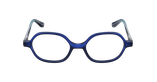 GAFAS GRADUADAS niños RZERO20 azul/negro - vista de frente