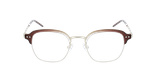 GAFAS GRADUADAS mujer MAGIC 200 marrón/dorado - vista de frente