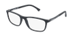 GAFAS GRADUADAS hombre EA 3069 negro/negro - vue de 3/4