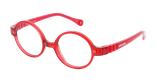 GAFAS GRADUADAS niños BABY rojo - vista de frente