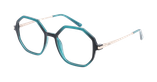 GAFAS GRADUADAS mujer DIANE verde - vista de frente