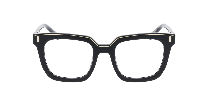 GAFAS GRADUADAS mujer CARACTÈRES FIL D'OR RÊVEUSE negro/dorado - vista de frente