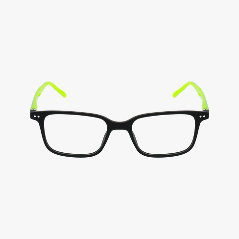 GAFAS GRADUADAS niños MARCUS negro/verde vista de frente
