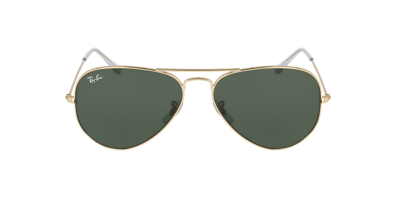 Gafas de sol AVIATOR LARGE METAL amarillo/negrovista de frente Gafas de sol AVIATOR LARGE METAL amarillo/negrovista de frente