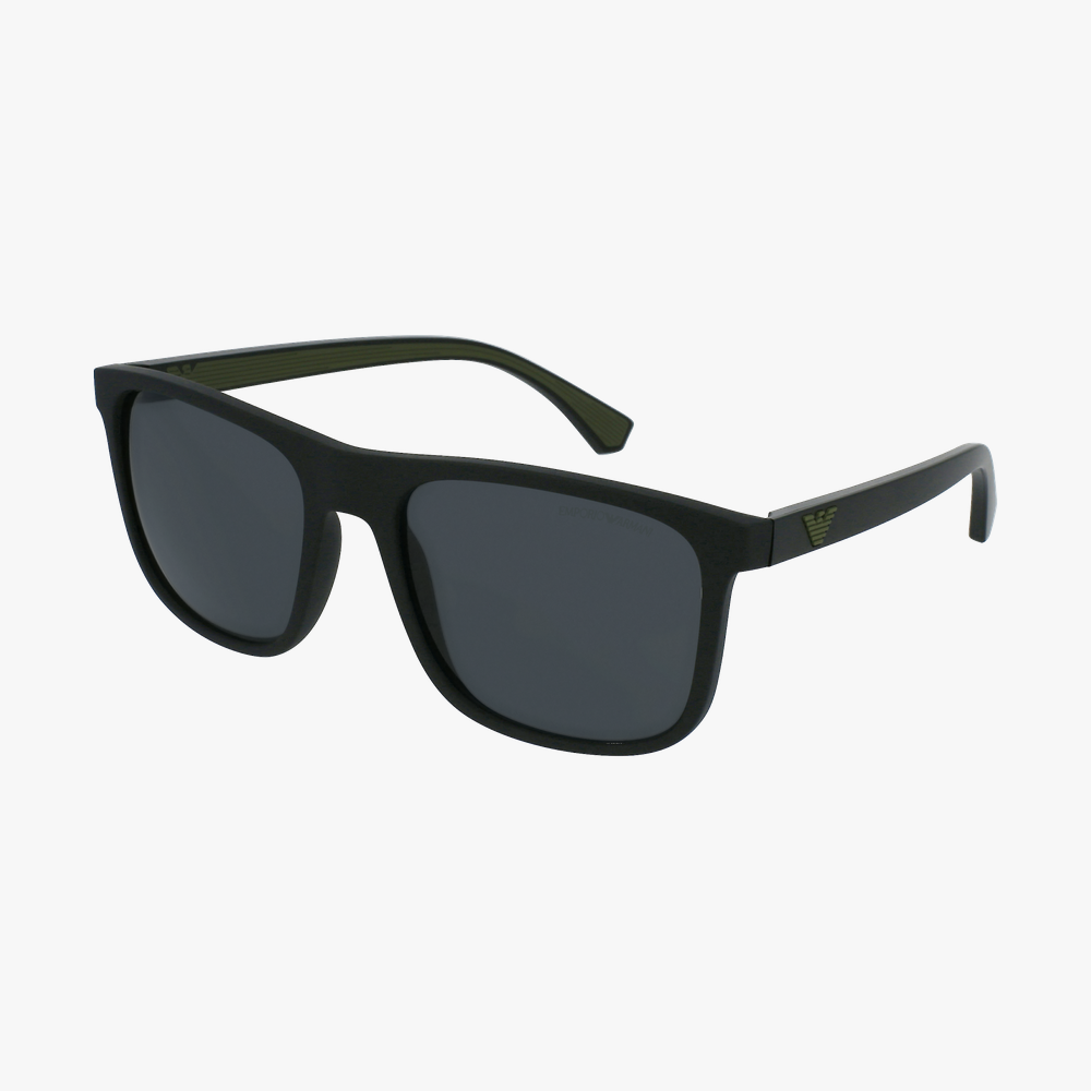 GAFAS DE SOL hombre 0EA4129 negro - vista de 3/4