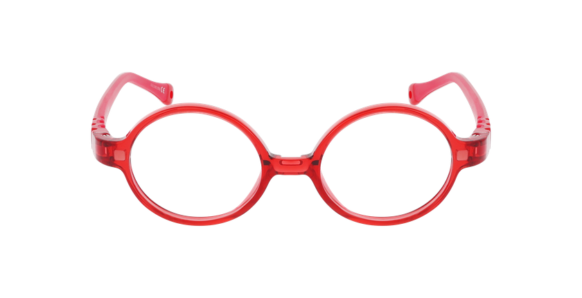 GAFAS GRADUADAS niños BABY rojo - vista de frente