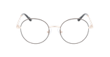 GAFAS GRADUADAS mujer MAGIC318 negro/dorado - vista de frente