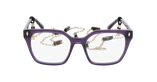 GAFAS GRADUADAS mujer CARACTÈRES EFFRONTÉE morado - vista de frente