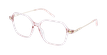 GAFAS GRADUADAS mujer MAGIC MOANA rosa - vista de frente