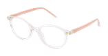 GAFAS GRADUADAS niños ISALINE rosa/dorado - vista de frente