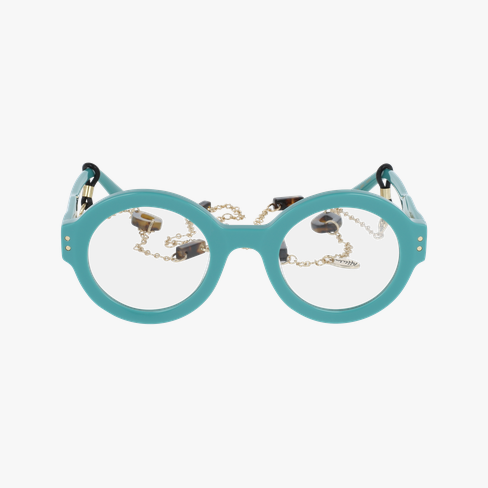 GAFAS GRADUADAS mujer CARACTÈRES PERSPICACE verde vista de frente