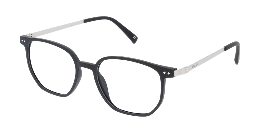GAFAS GRADUADAS hombre DARIUS negro/plateado - vista de frente