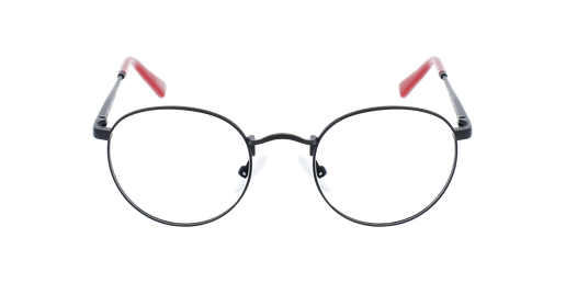 GAFAS GRADUADAS niños MILAN negro vista de frente
