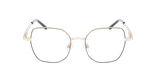 GAFAS GRADUADAS mujer FELICIE dorado/negro - vista de frente