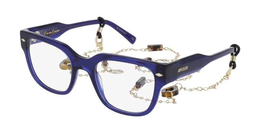 GAFAS GRADUADAS mujer CARACTÈRES AUDACIEUSE azul - vista de frente