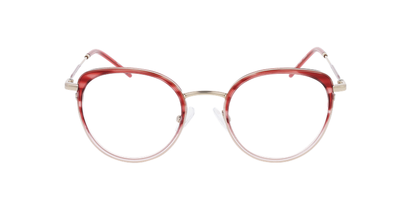 GAFAS GRADUADAS mujer MAGIC224 rosa/dorado - vista de frente