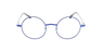 GAFAS GRADUADAS MAGIC 96 azul/plateado