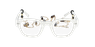 GAFAS GRADUADAS mujer AUTHENTIQUE blanco
