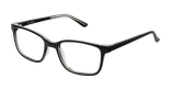 GAFAS GRADUADAS niños RZERO24 negro - vista de frente