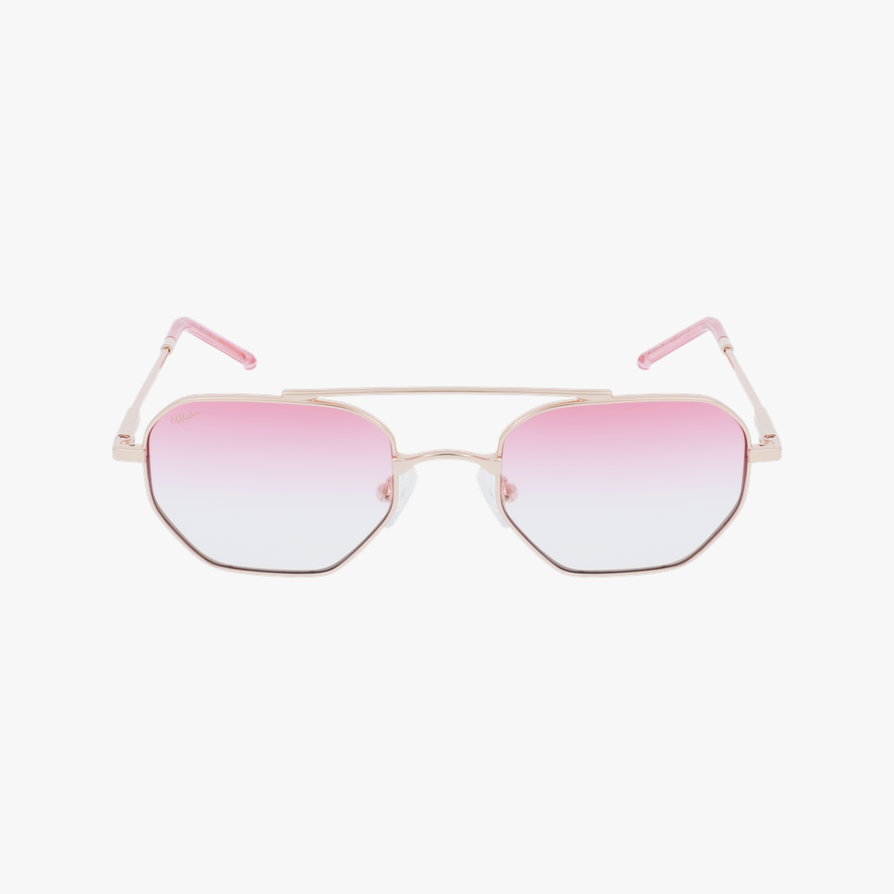 GAFAS DE SOL CERVIN dorado/rosa - vista de frente