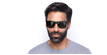 GAFAS DE SOL hombre JUSTIN negro - vista de frente