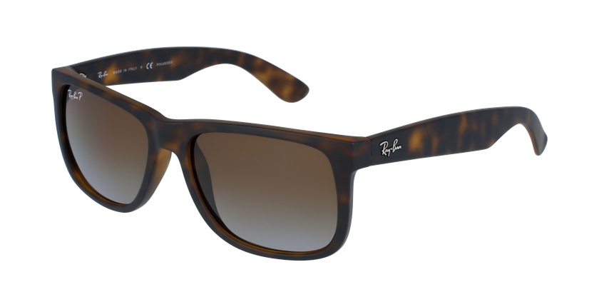 GAFAS DE SOL hombre JUSTIN marrón/marrón - vue de 3/4