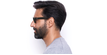 GAFAS DE SOL hombre NEW WAYFARER carey - vista de lado