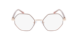 GAFAS GRADUADAS niños MAGIC JUDITH rojo/dorado - vista de frente
