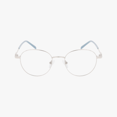 GAFAS GRADUADAS mujer LUCIE plateado/azul vista de frente