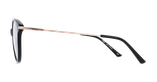 GAFAS GRADUADAS mujer LEONOR negro - vista de frente