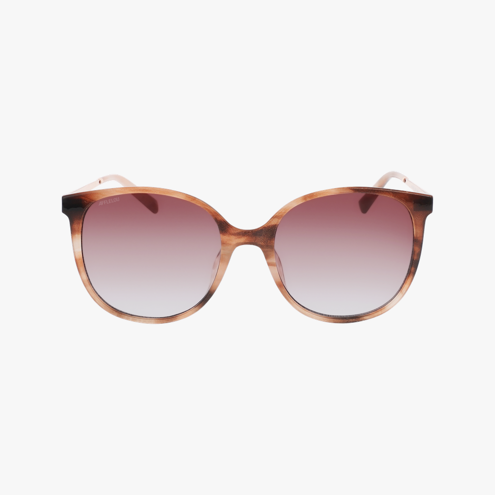 GAFAS DE SOL mujer KARIA marrón/negro - vista de frente
