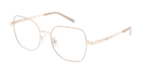 GAFAS GRADUADAS mujer FELICIE dorado/beige - vista de frente