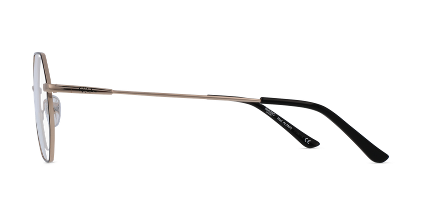 GAFAS GRADUADAS mujer ALANIS negro/dorado - vista de frente
