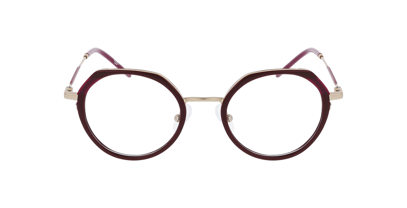 GAFAS GRADUADAS mujer MAGIC223 rojo/dorado - vista de frente